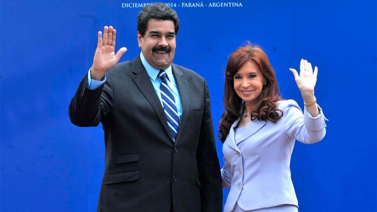 Cristina y Maduro. Una amistad política que lleva más de una década.&nbsp;