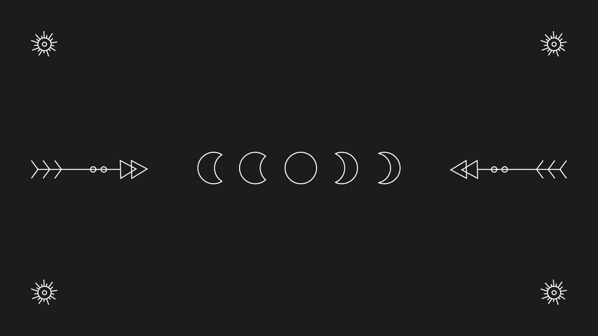 La Luna pasa por sus cuatro fases en ciclos de 28 días. La Luna pasa por sus cuatro fases en ciclos de 28 días.
