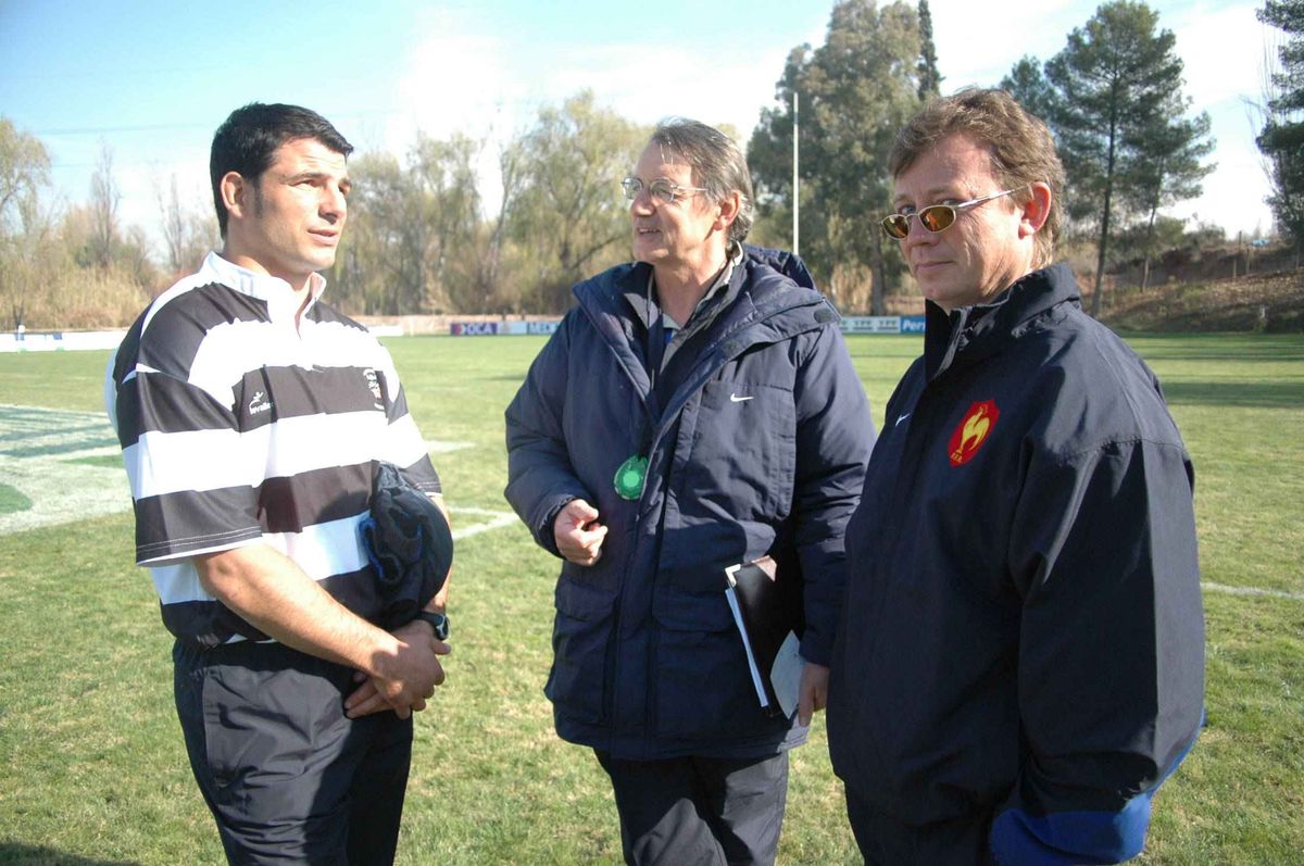 Lievremont con la camiseta de Peuma, en 2005. Lievremont con la camiseta de Peuma, en 2005.