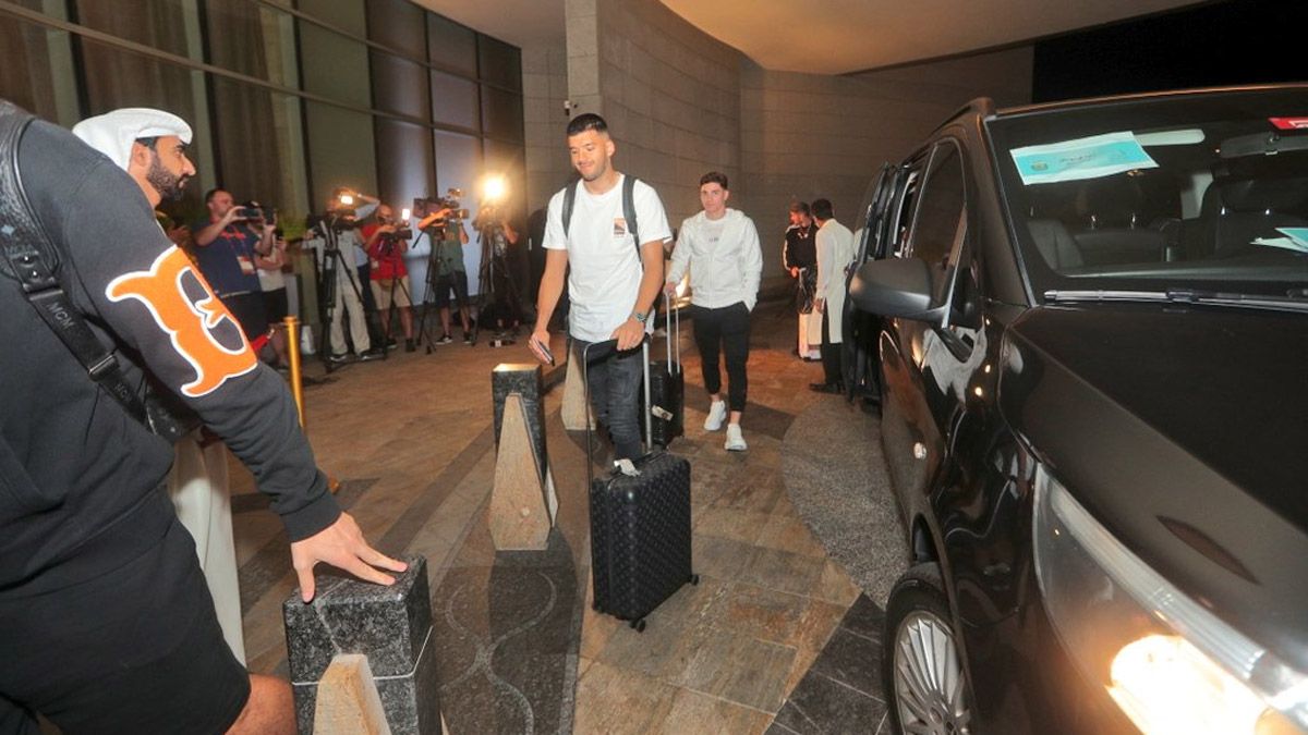 De a poco, los jugadores de la Selección argentinas van llegando al Mundial Qatar 2022.
