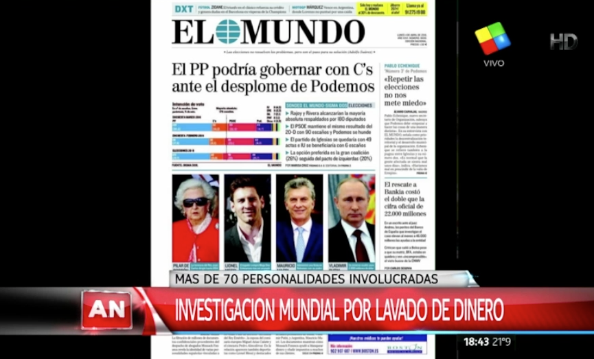 Escándalo internacional: Macri y Messi, mencionados en denuncia por lavado de dinero