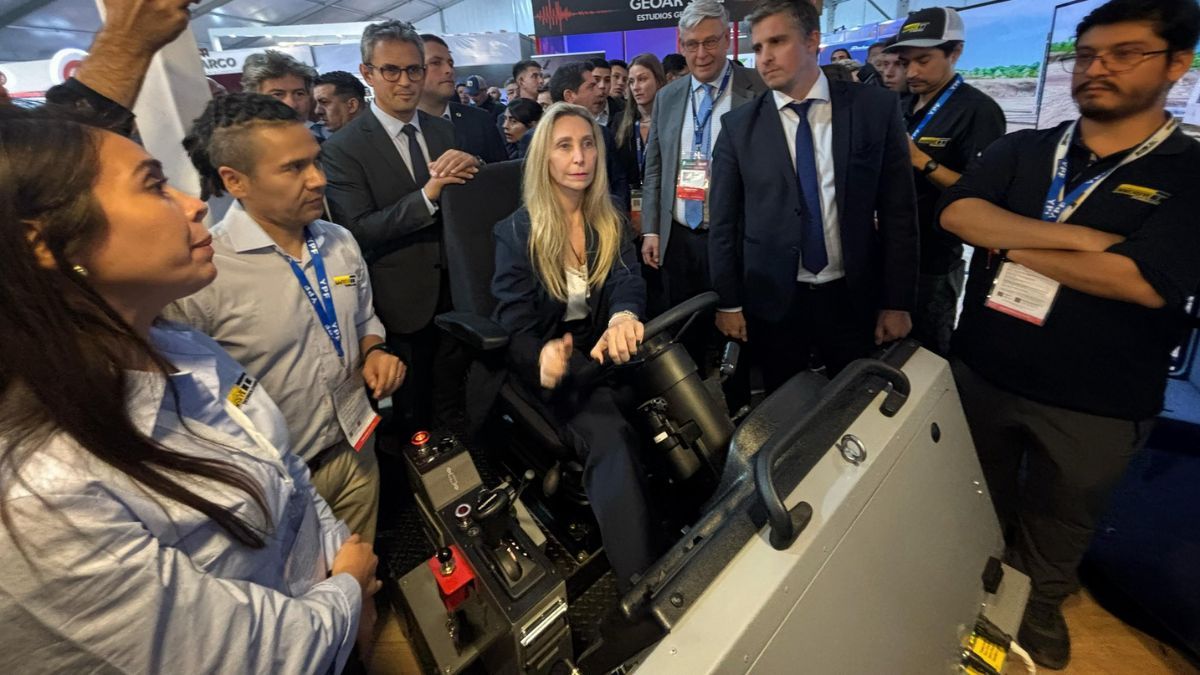 Karina Milei, máxima referente nacional en la Expo San Juan Minera 2026. Karina Milei, máxima referente nacional en la Expo San Juan Minera 2026.