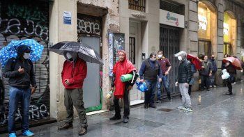 Cada vez más españoles concurren a entidades solidarias a pedir alimentos