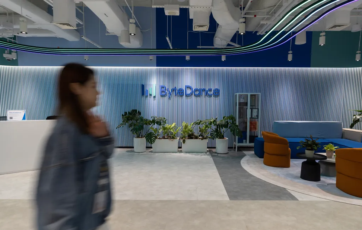 Oficina de ByteDance, empresa matriz de la red social TikTok. Crédito: EFE/How Hwee Young. Oficina de ByteDance, empresa matriz de la red social TikTok. Crédito: EFE/How Hwee Young.