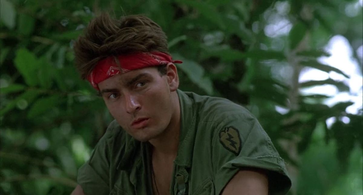 Charlie Sheen en la película Charlie Sheen en la película