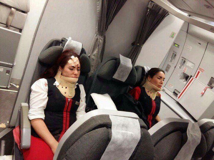 Más de veinte personas fueron atendidas tras un vuelo agitado entre Lima y Buenos Aires