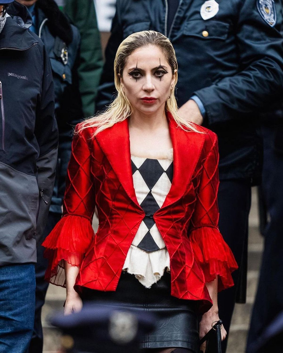 Lady Gaga en modo Harley Quinn.