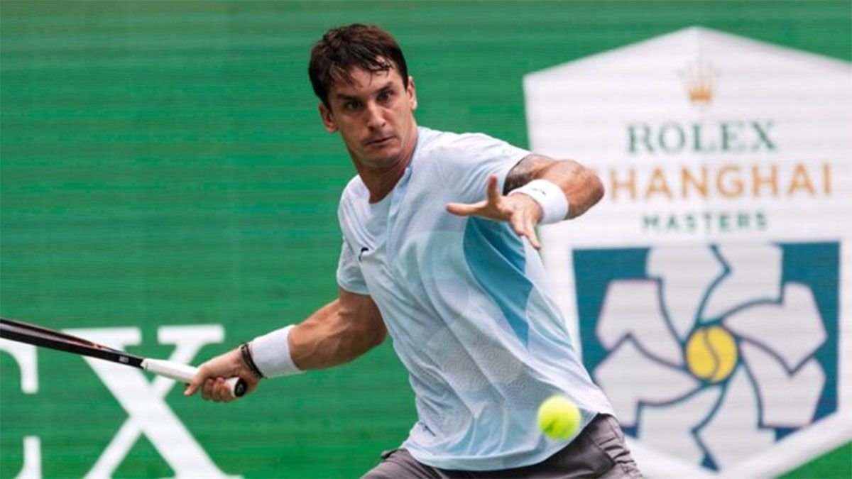 Camilo Ugo Carabelli fue eliminado del Masters 1000 de Shangai.