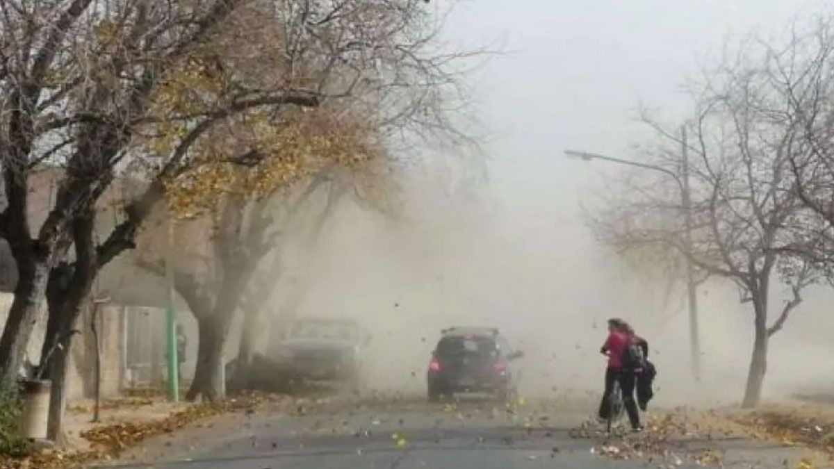 Alerta por viento zonda en la provicia de Mendoza