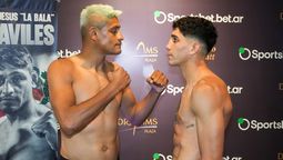El grandote peruano Jesús Avilés quiere dar el batacaczo ante el noqueador mendocino Abraham Turco Buonarrigo en la pelea principal de la velada de boxeo profesional Cuna de Campeones V. El grandote peruano Jesús Avilés quiere dar el batacaczo ante el noqueador mendocino Abraham Turco Buonarrigo en la pelea principal de la velada de boxeo profesional Cuna de Campeones V.