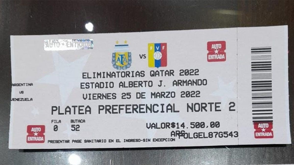 Un hombre fue detenido acusado de vender entradas falsas para Argentina-Venezuela