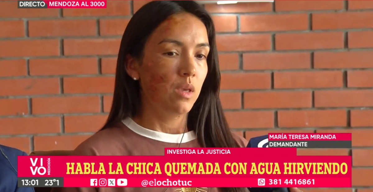 Tres mujeres le quemaron la cara con agua hirviendo a una mujer en un partido de hockey infantil