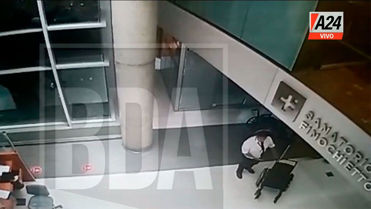 El guardia del centro de salud recepcionó a un paciente que había fallecido en día anterior.