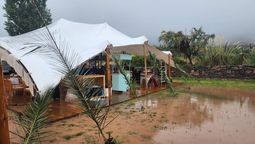 Así está la estancia San Isidro, donde se iba a realizar la Vendimia Solidaria. Así está la estancia San Isidro, donde se iba a realizar la Vendimia Solidaria.