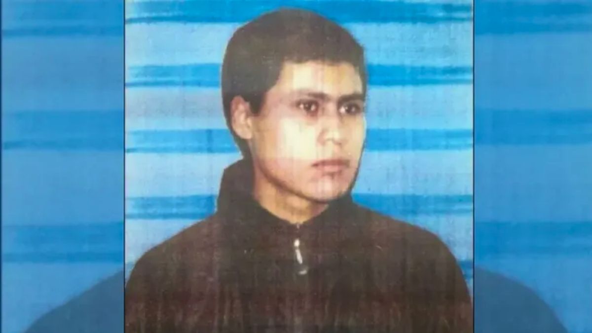 El joven que desapareció a mediados de 2003.
