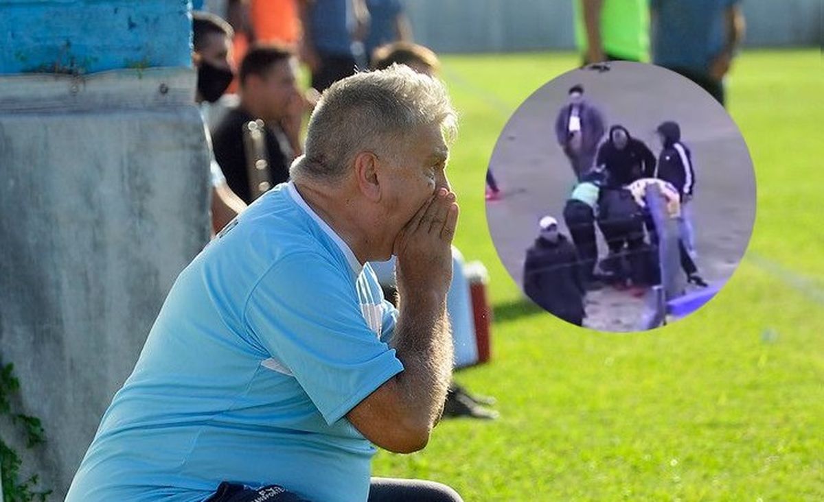 Luis Ventura recibió una brutal agresión.