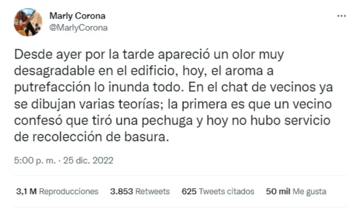 Asqueroso. El "olor a muerto" en un edificio y generó teorías conspirativas en las redes.