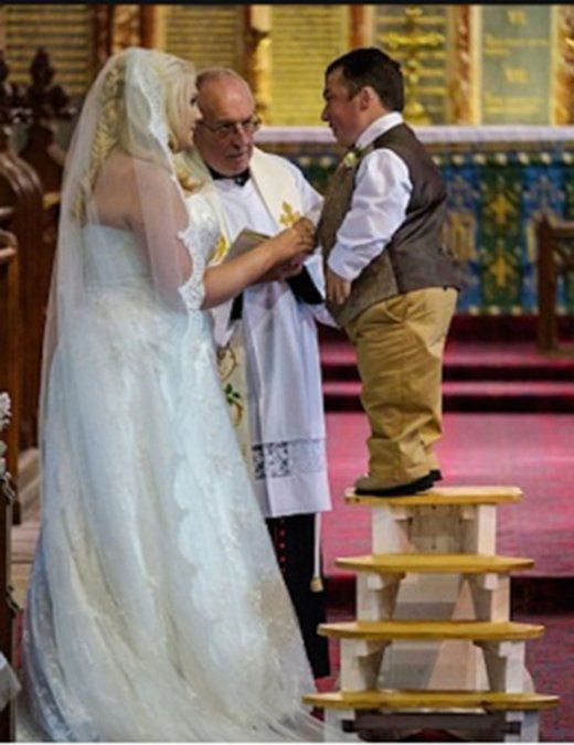 Escalera para estar a la altura de su amor