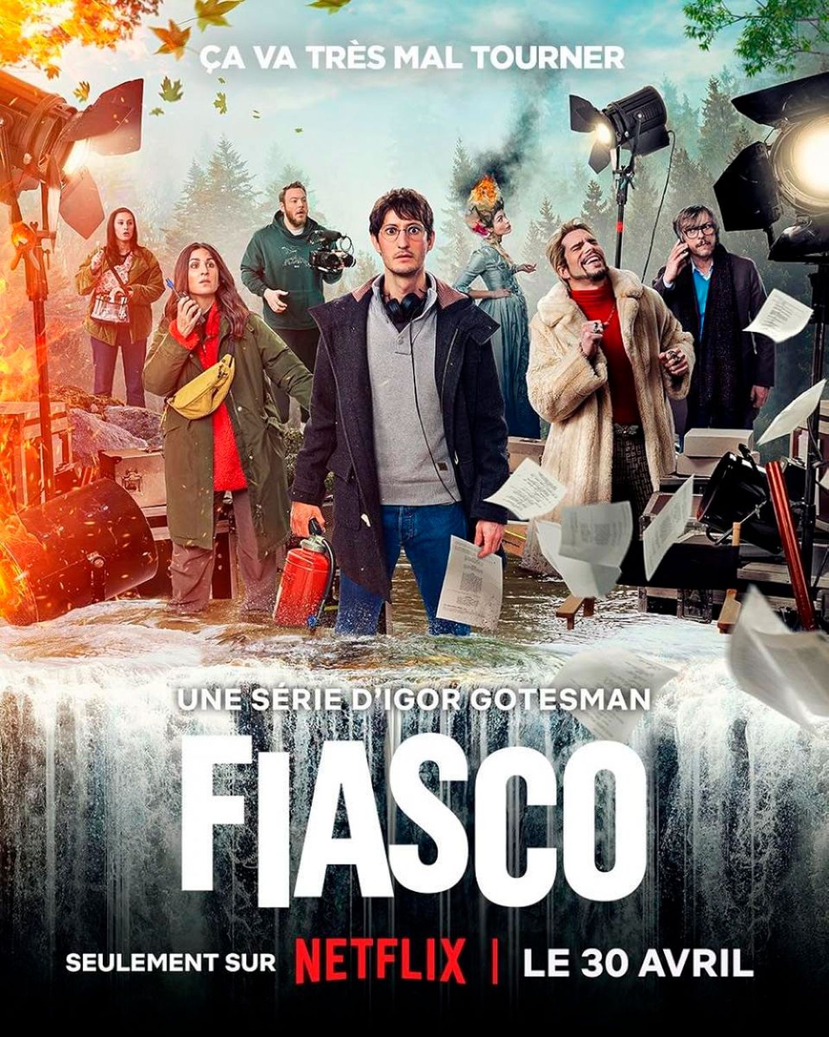 La nueva miniserie de Netflix Fiasco se estrena el 30 de abril. La nueva miniserie de Netflix Fiasco se estrena el 30 de abril.