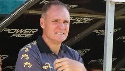 Darío Franco en sus épocas de entrenador de Almirante Brown.&nbsp;