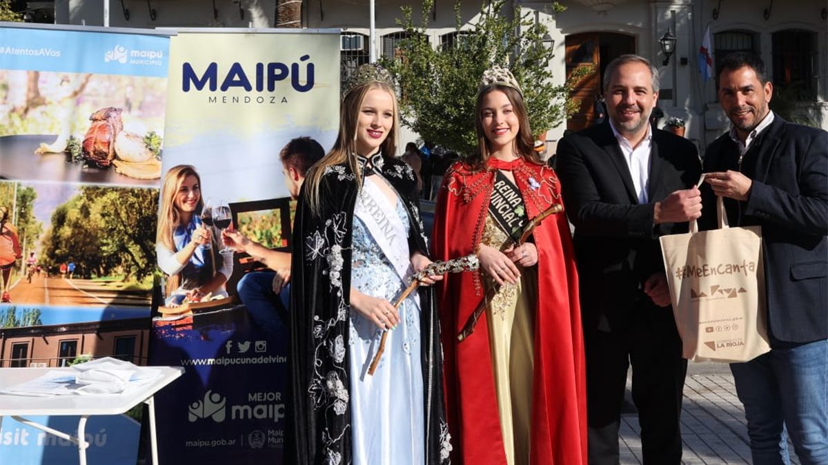 Matías Stevanato visitó al gobernador de La Rioja para promocionar el turismo en Maipú.