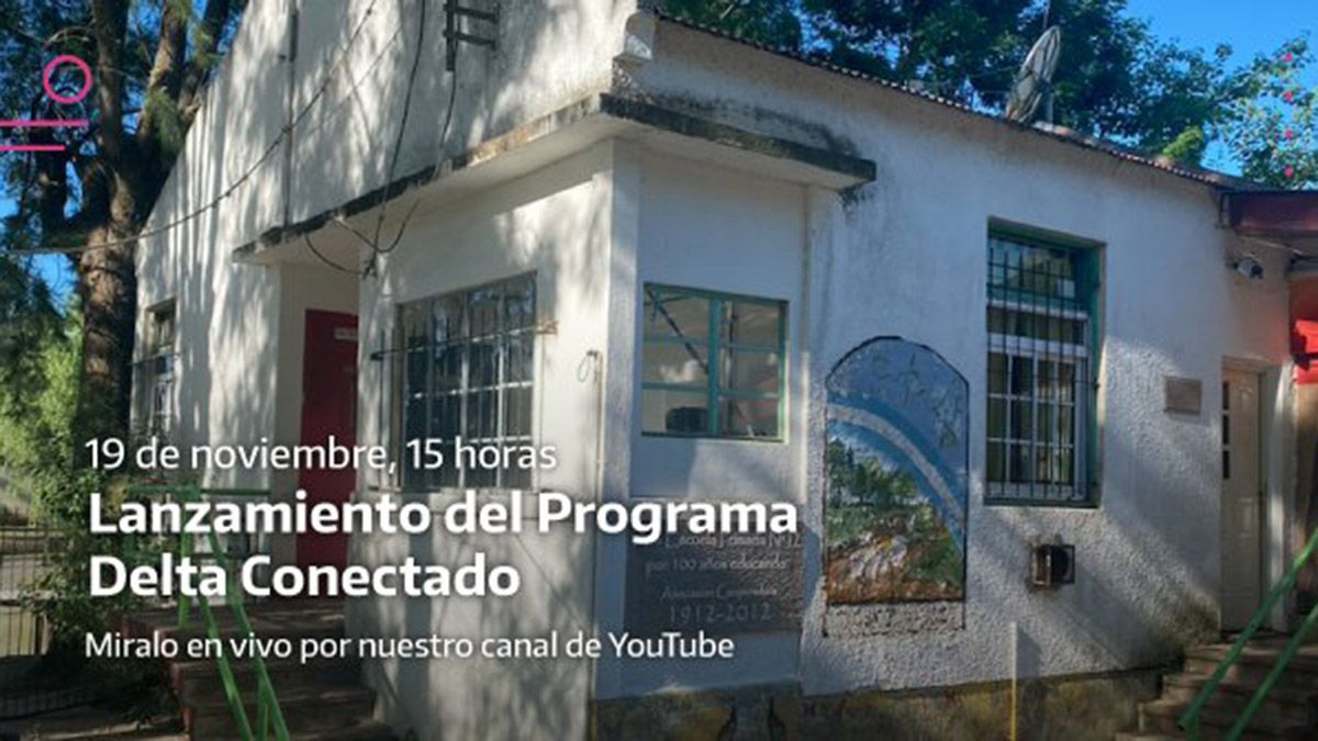 Sergio Massa participa del lanzamiento del Programa Delta Conectado.