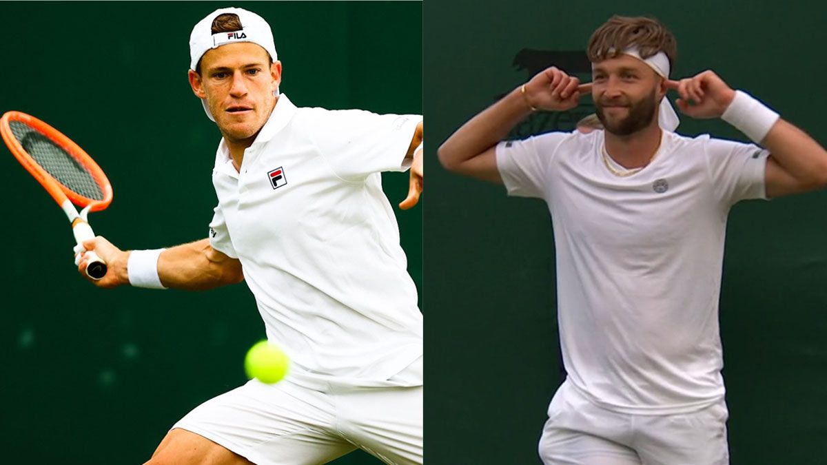 Diego Schwartzman y Liam Broady se verán las caras en Wimbledon este jueves