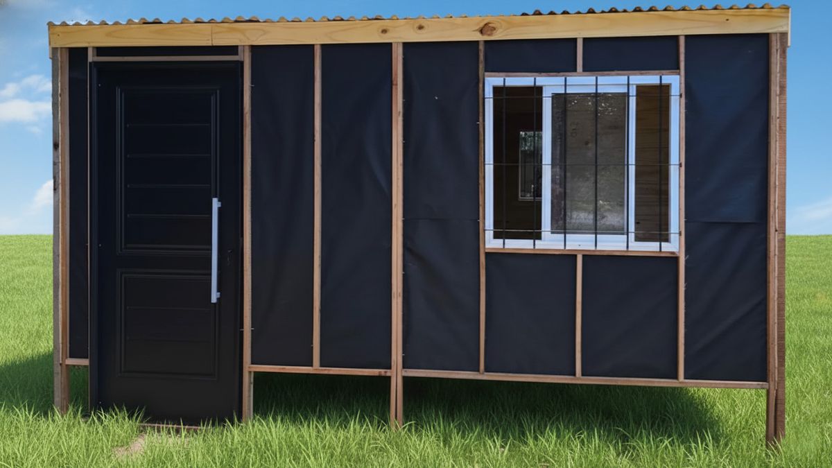 La casa prefabricada que venden en Mercado libre por $1,7 millones
