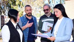 Flor Destéfanis anunció un nuevo plan de obras destinado al distrito de Las Catitas.