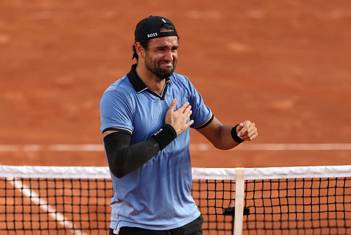Berrettini venció con lo justo a Comesaña.