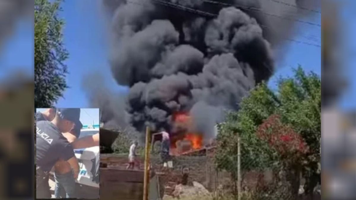 La discusión entre los integrantes de una familia terminó con uno de ellos incendiando la casa que habitaban La discusión entre los integrantes de una familia terminó con uno de ellos incendiando la casa que habitaban