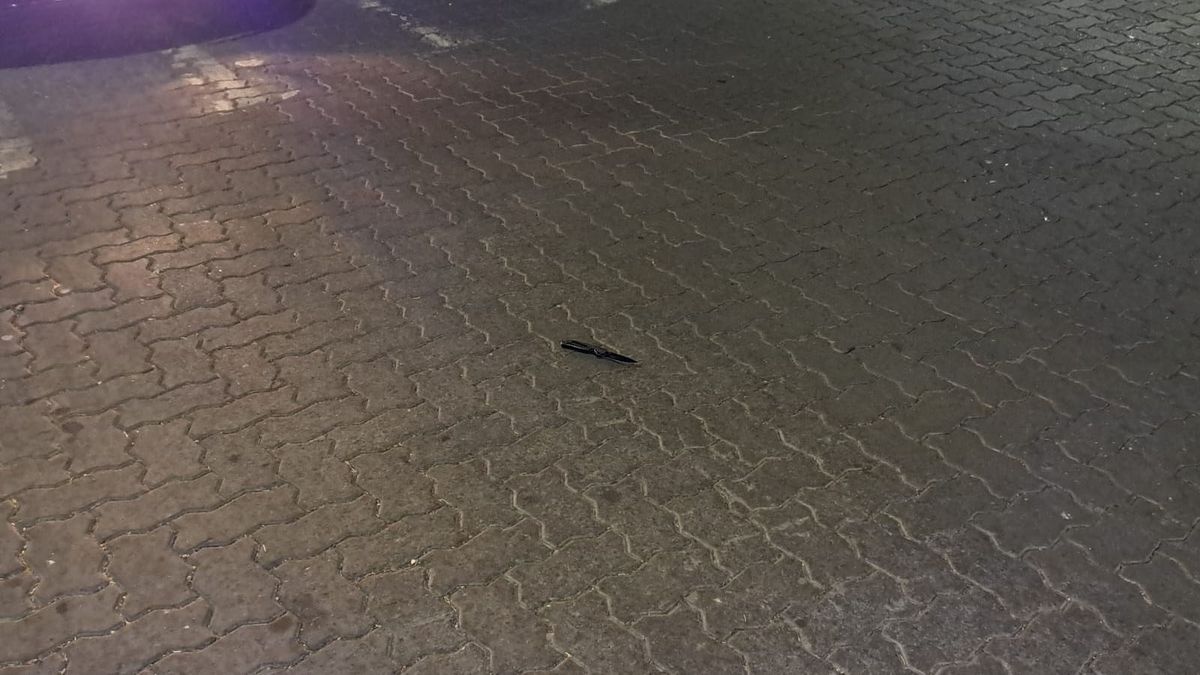 El cuchillo con el que se habría producido la herida. El cuchillo con el que se habría producido la herida.