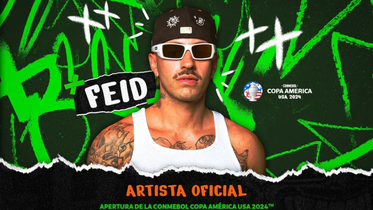 Feid -o Ferxoo- hará el show musical de la ceremonia inaugural de la Copa América 2024. Feid -o Ferxoo- hará el show musical de la ceremonia inaugural de la Copa América 2024.
