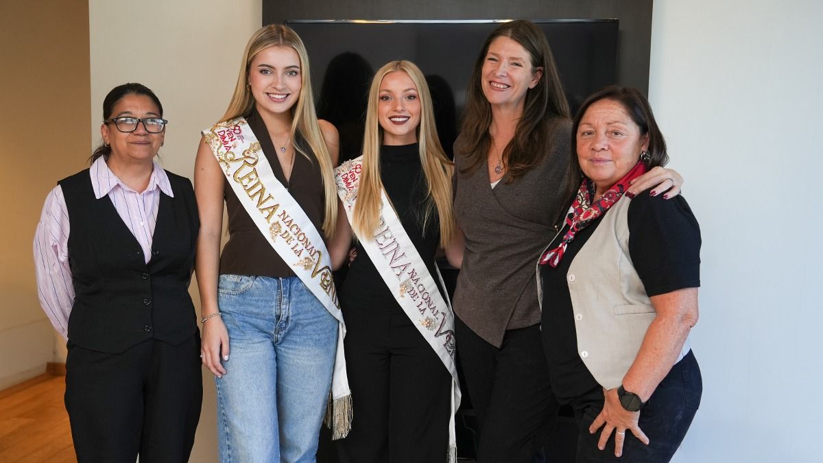 La reina y la virreina nacional de la Vendimia 2026 se suman a las acciones de Fundación Grupo América