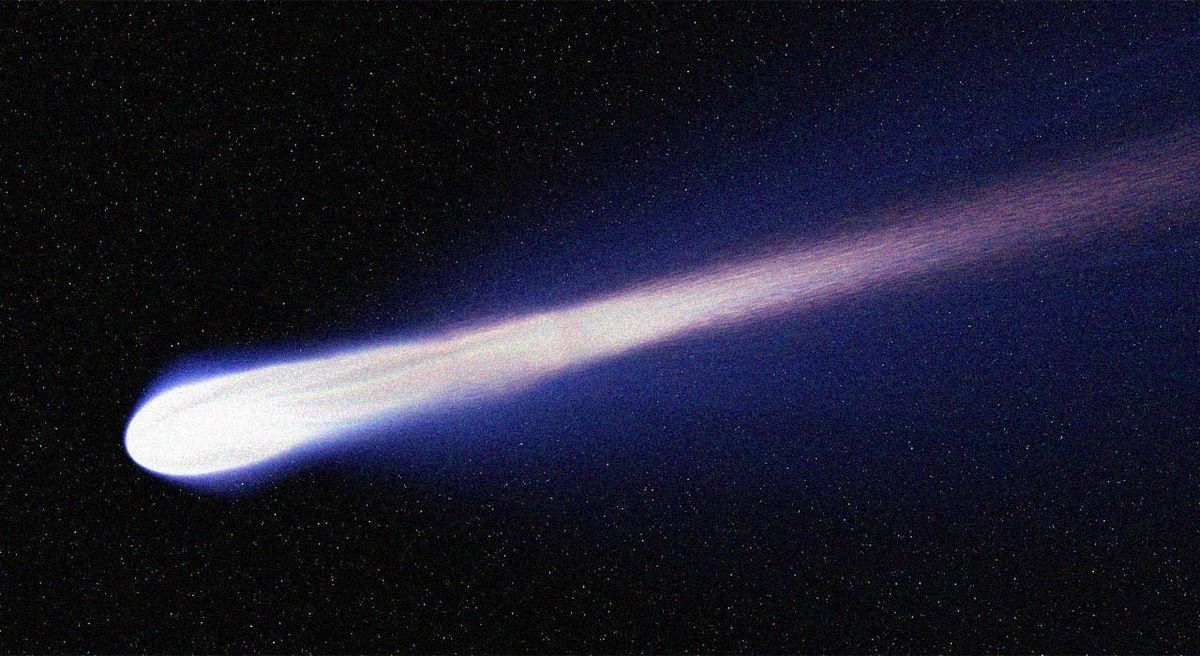Un cometa visita la órbita de la tierra cada 80.000 años.&nbsp;