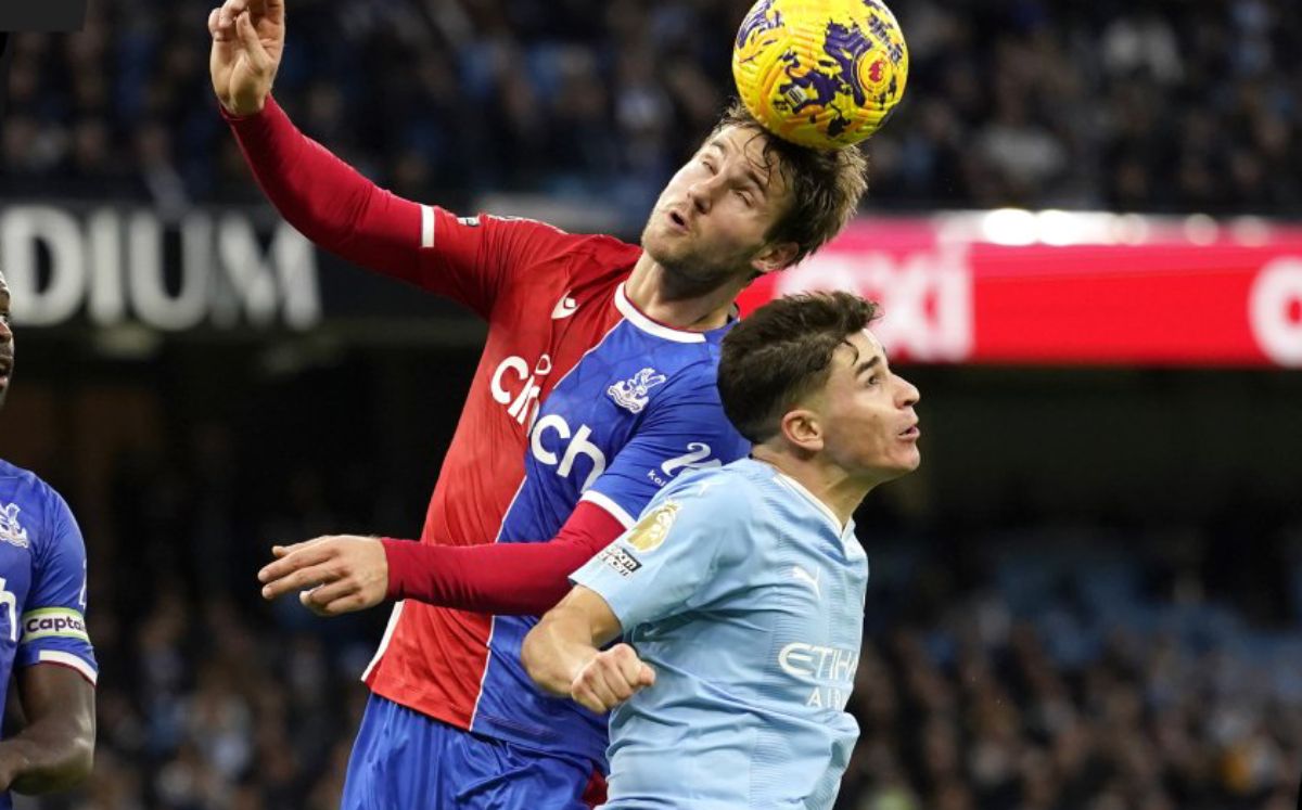 Julián Álvarez fue titular en el City