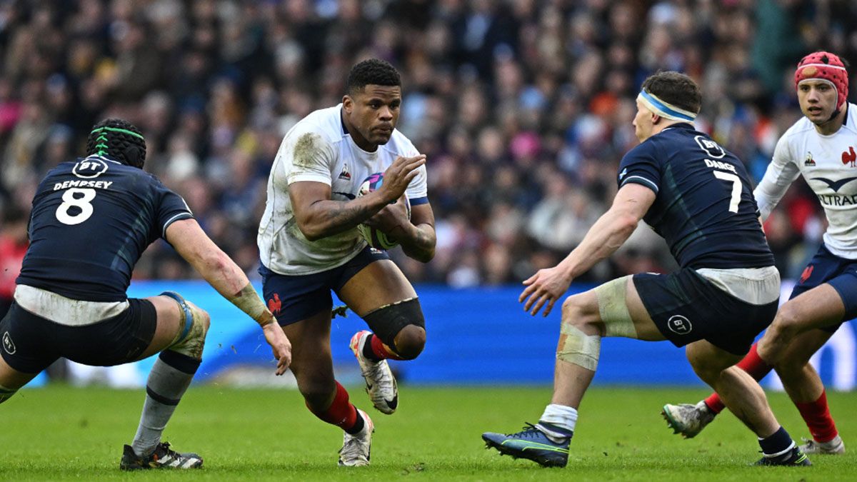 Francia se llevó 4 puntos de Escocia en la segunda fecha del Seis Naciones Francia se llevó 4 puntos de Escocia en la segunda fecha del Seis Naciones