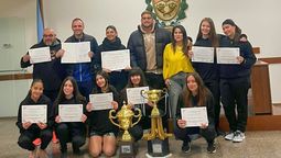 Las chicas de Giol se destacaron en el Campeonato Argentino de cadete de hockey sobre patines.