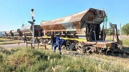 Descarriló un tren en Mendoza tras un sabotaje a las vías