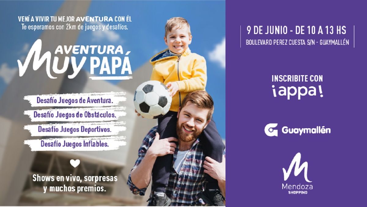 El 9 de junio será una jornada de entretenimientos con 2km de juegos y desafíos. El 9 de junio será una jornada de entretenimientos con 2km de juegos y desafíos.
