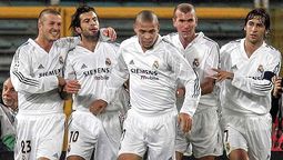 David Beckham, Luis Figo, Ronaldo, Zidane y Raúl González, fueron los galácticos.
