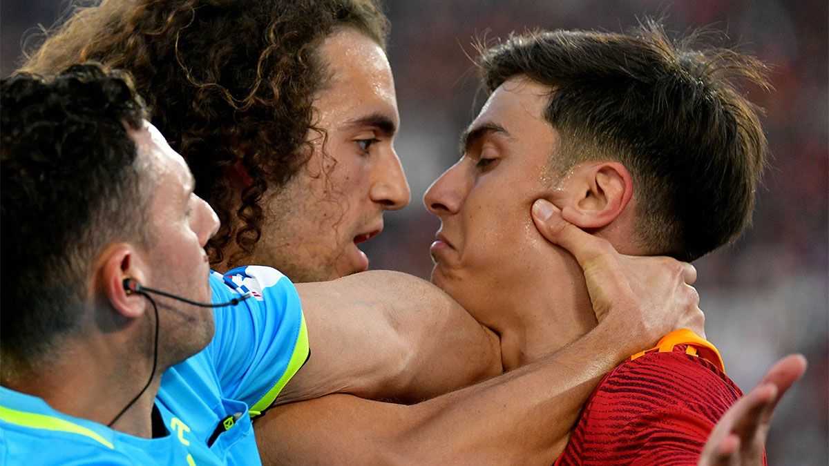 &nbsp;Mattéo Guendouzi y Paulo Dybala se pelearon.