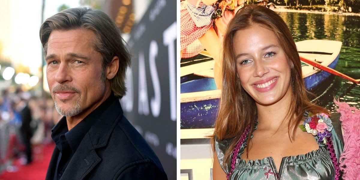 Brad Pitt. La joven y bella modelo Nicole Poturalski