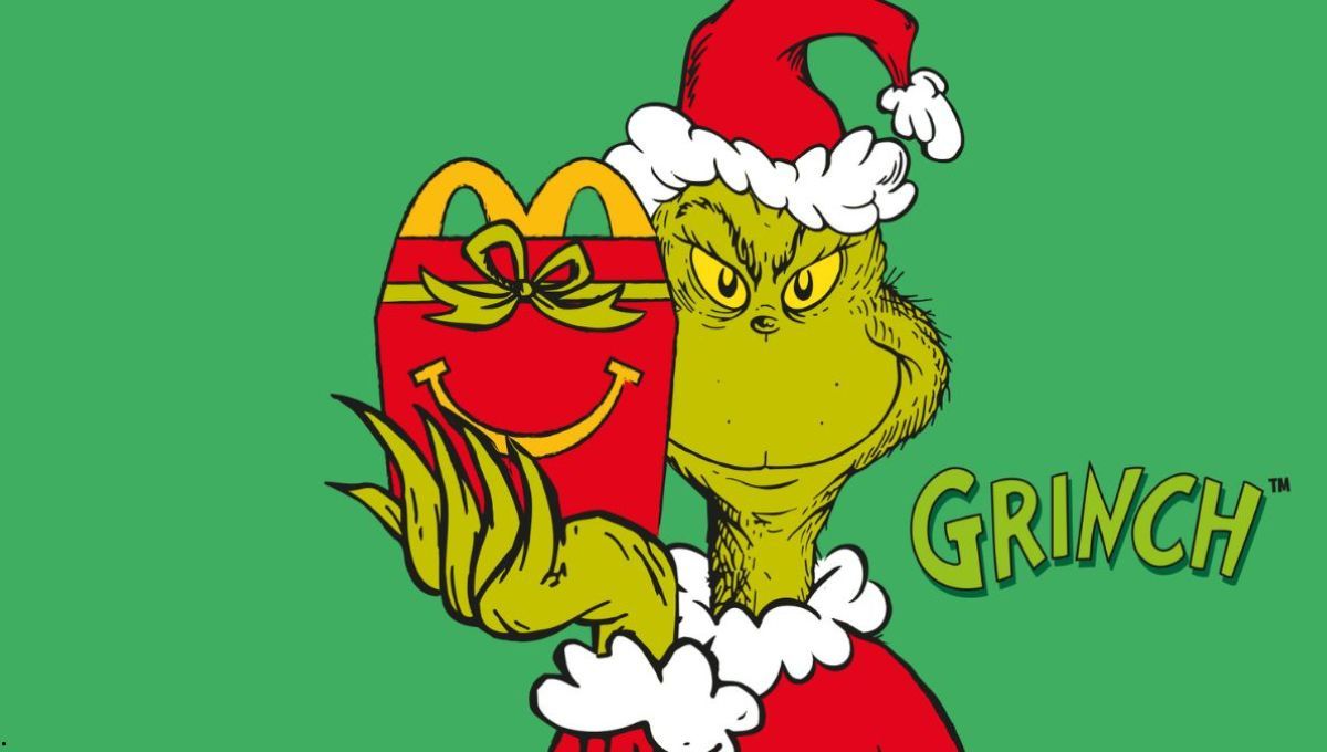 El Grinch se roba la Navidad en McDonalds y es la nueva imagen de la Cajita Feliz.
