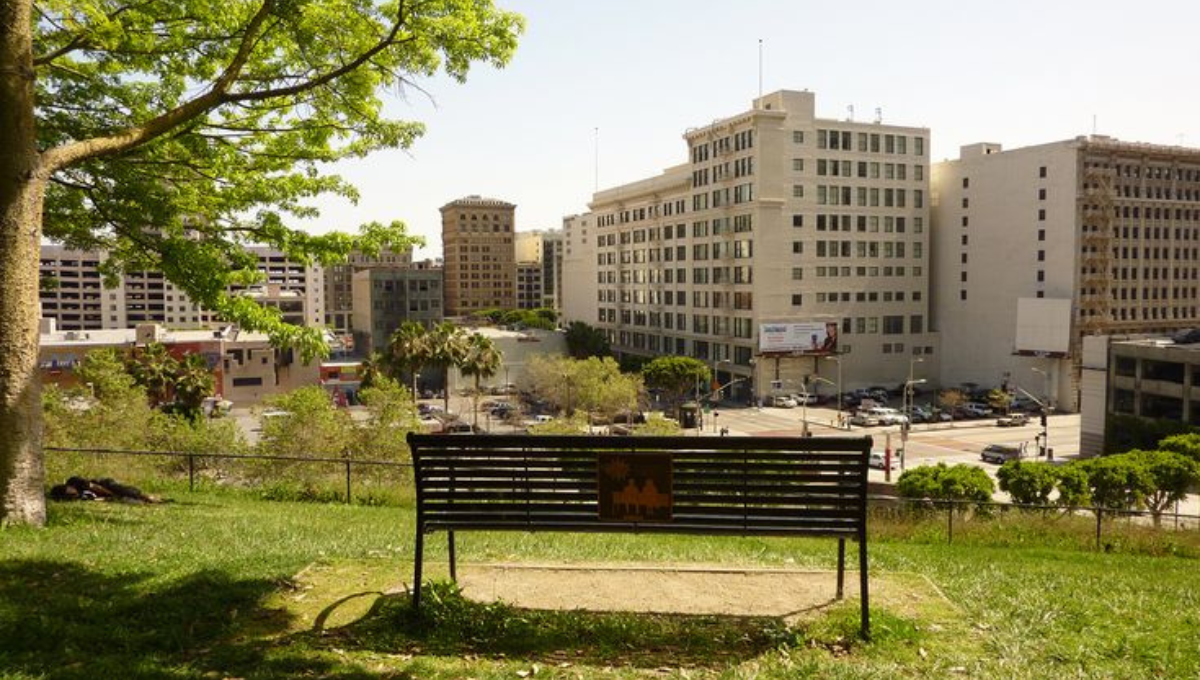 La desconocida plaza de Los Ángeles que esconde una historia de película
