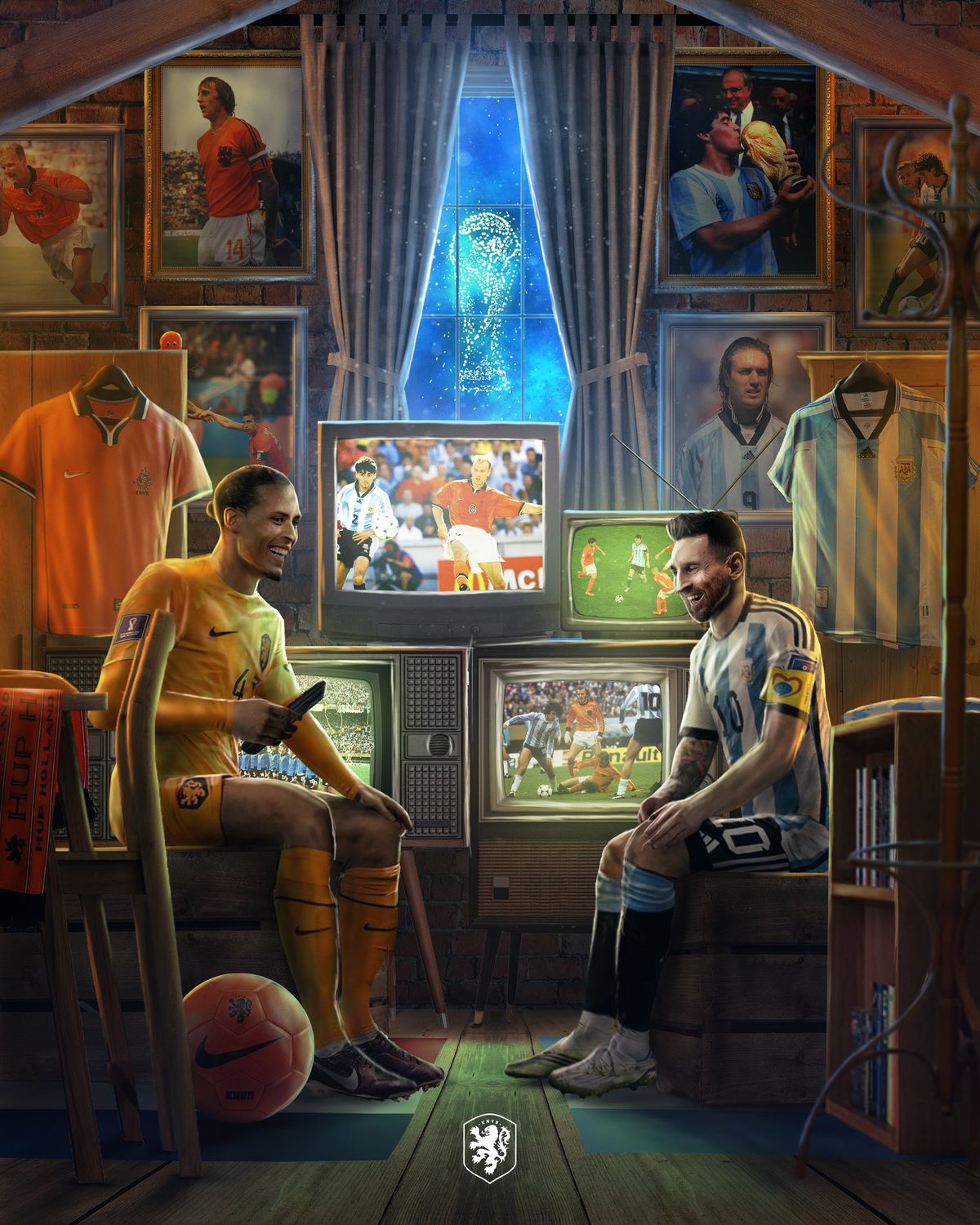 Van Dijk y Messi, las caras del nuevo clásico entre Países Bajos y la Selección argentina en el Mundial Qatar 2022