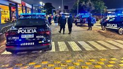 La pelea generó un amplio operativo policial. Foto: Matías Pascualetti/Radio Nihuil.
