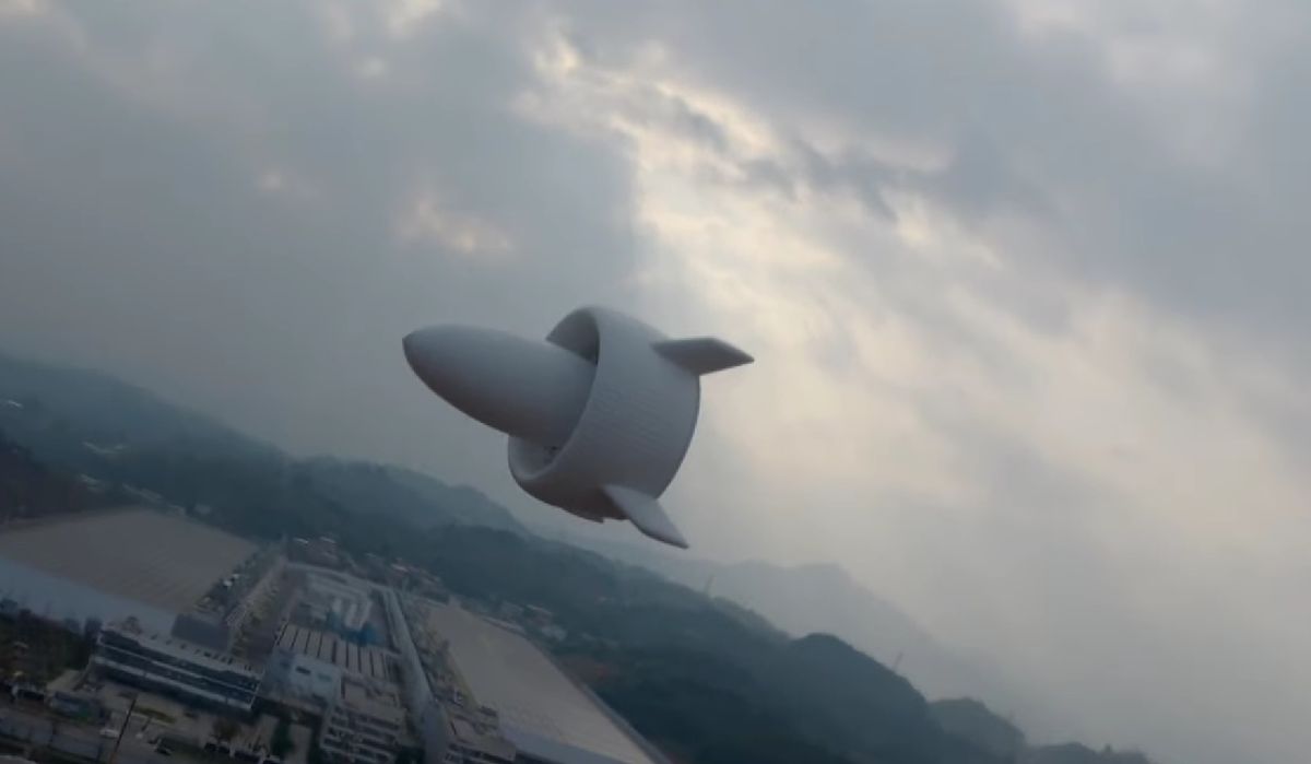 Esta turbina de China flota como un zeppelin y genera energ&iacute;a limpia.