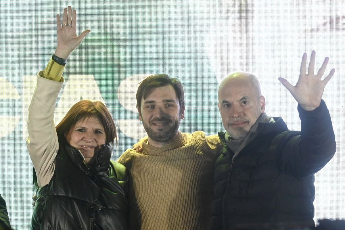 Patricia Bullrich, Ignacio Torres y Rodríguez Larreta.