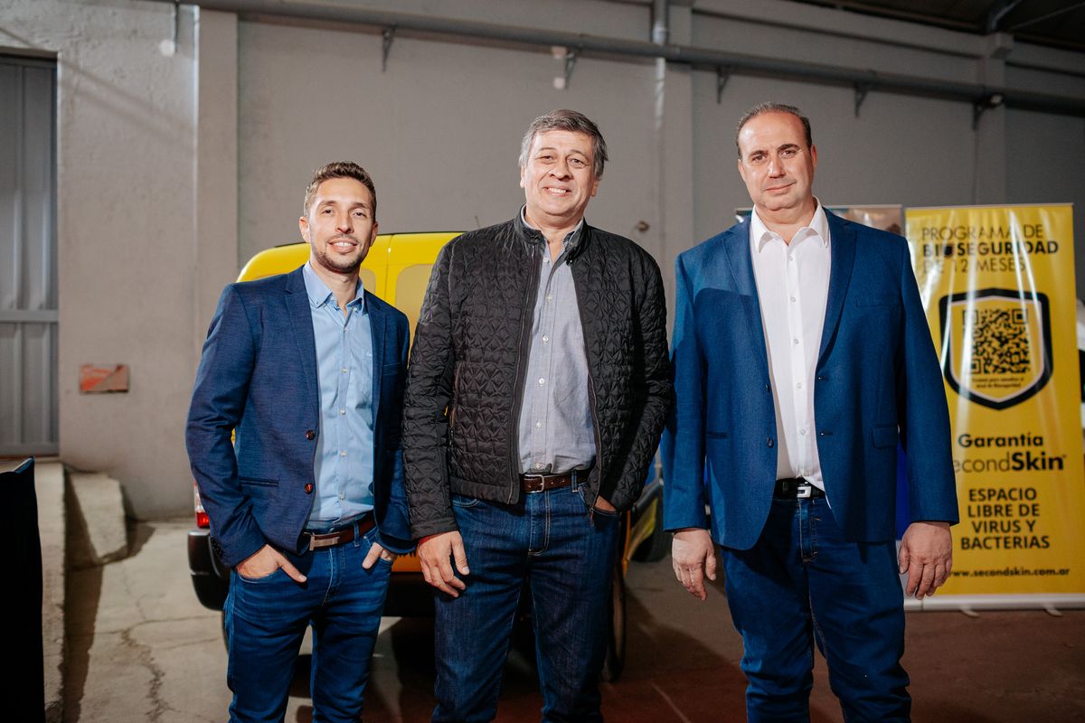 Sebastián Jorro Barón, el intendente de Las Heras Daniel Orozco y Diego Ramos